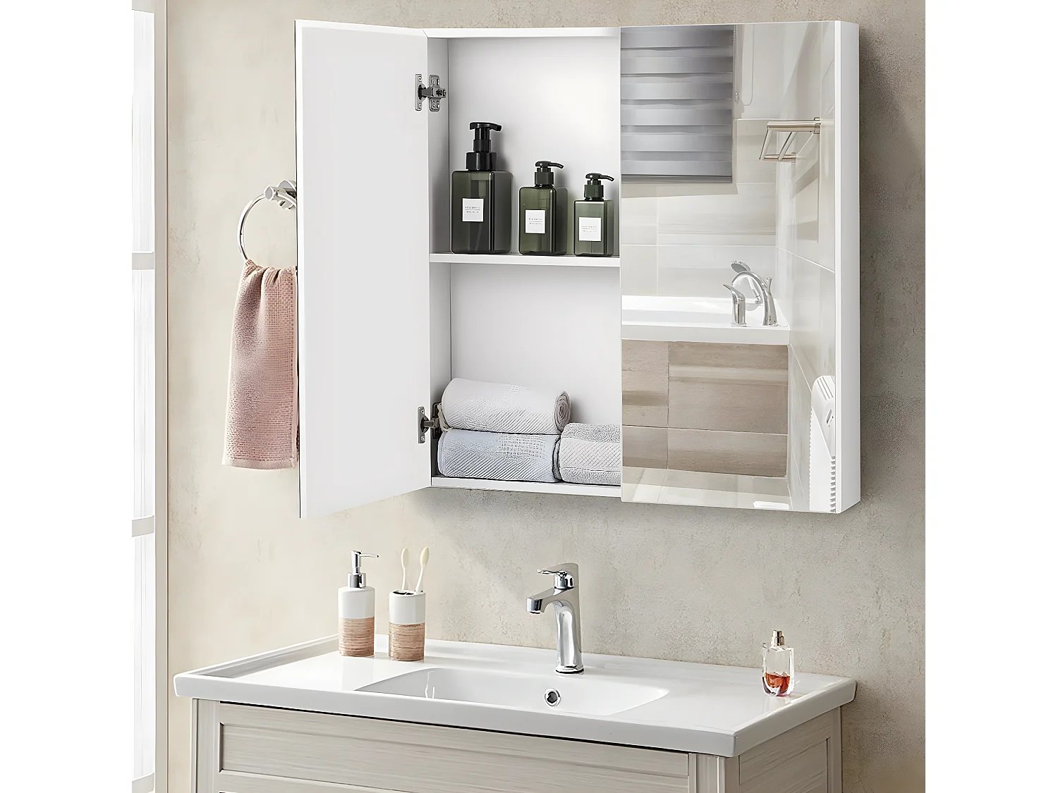 Spiegelschrank Bad Wandschrank