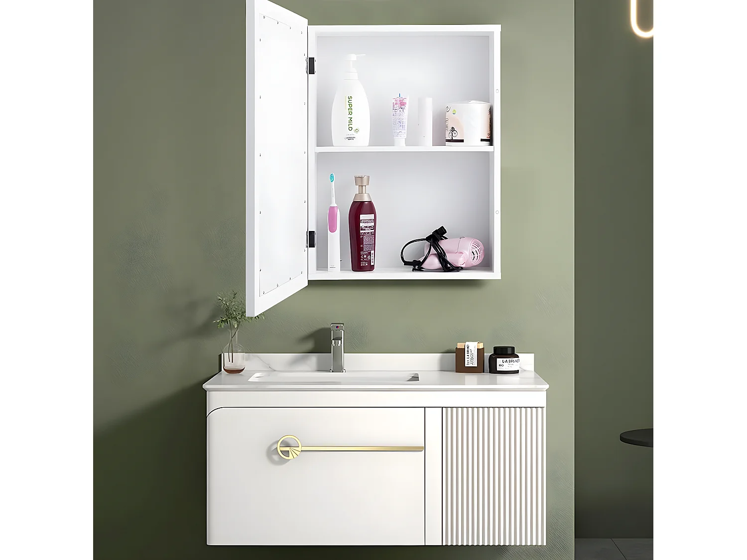 Spiegelschrank Bad Wandschrank