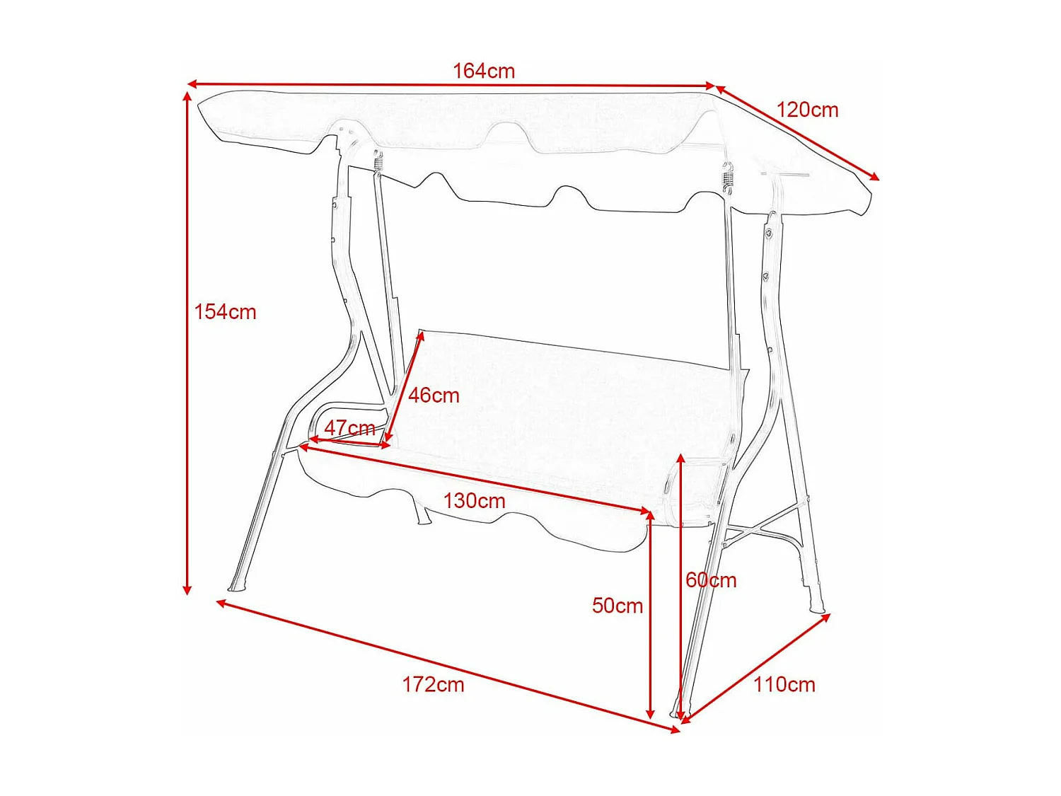 Hollywoodschaukel Gartenschaukel
