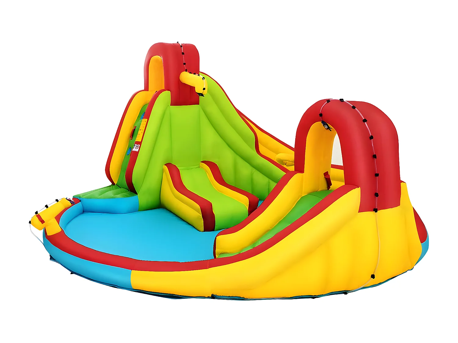 Hüpfburg aufblasbar mit 2 Rutschen