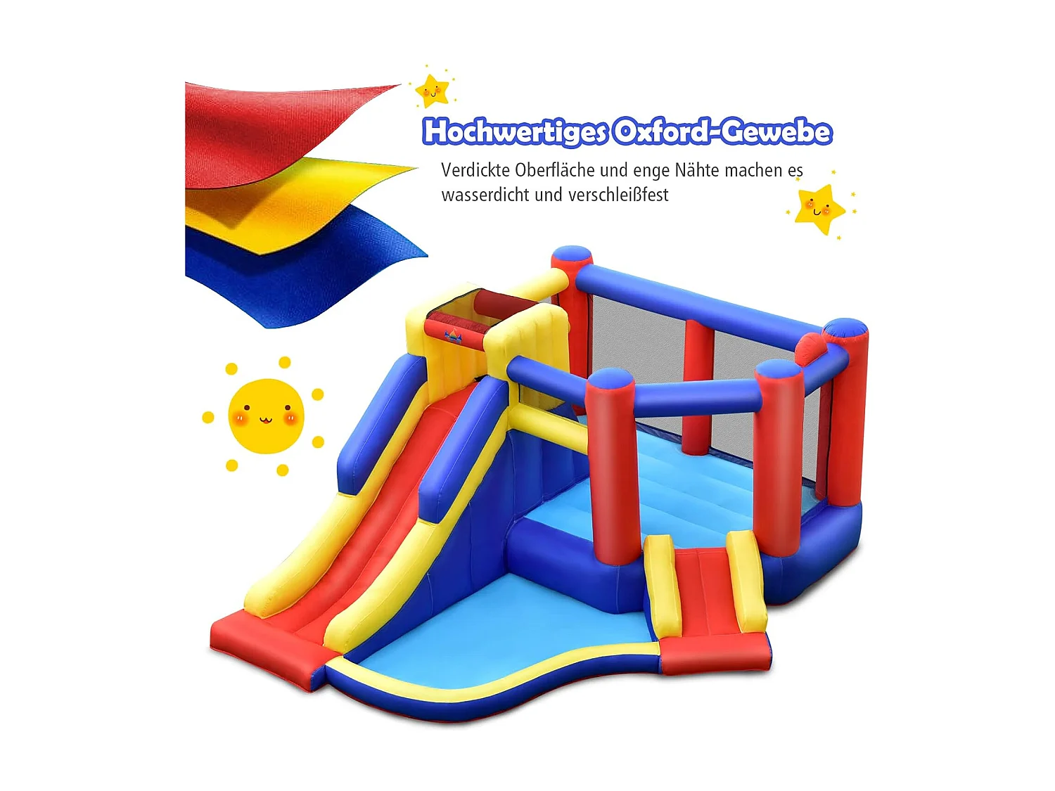 Aufblasbare Hüpfburg