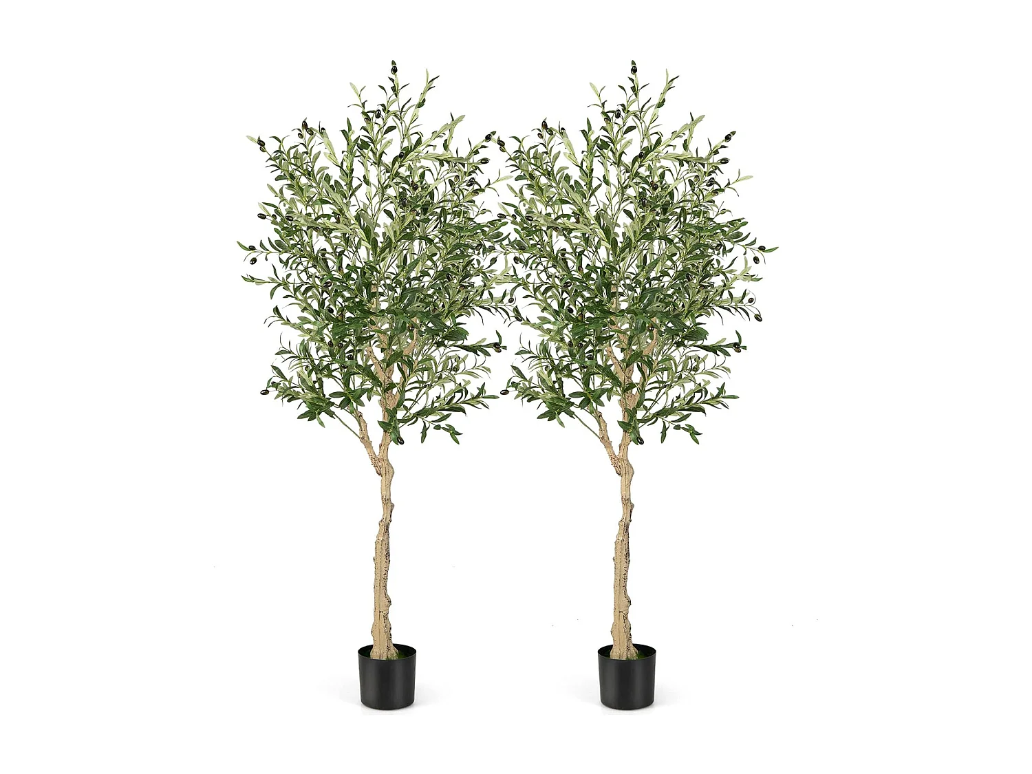 2er SetKünstliche Olivenbäume 182 cm