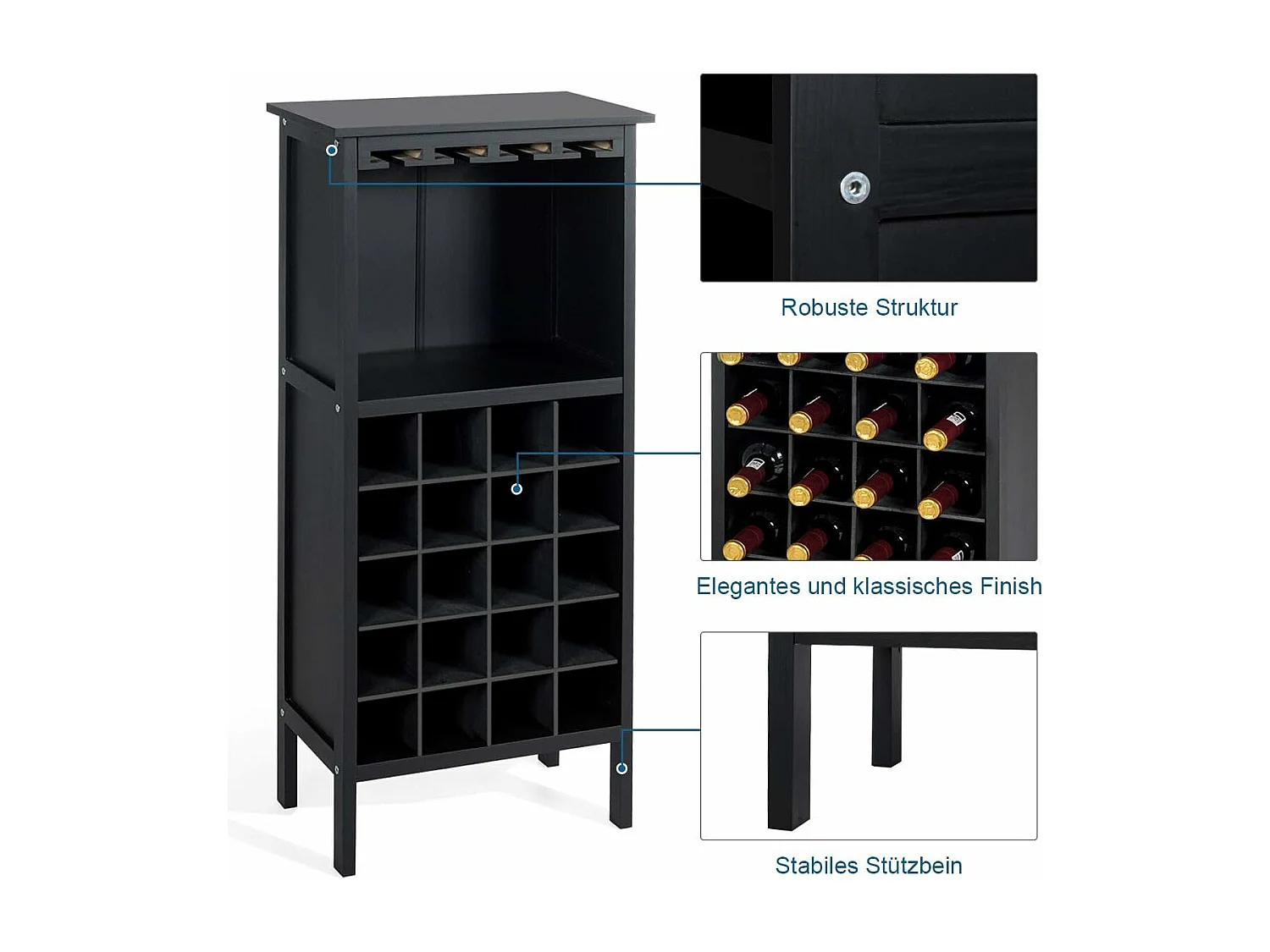 Weinschrank für 20 Flaschen