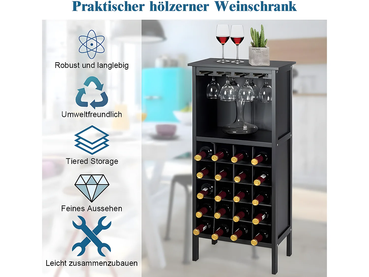 Weinschrank für 20 Flaschen