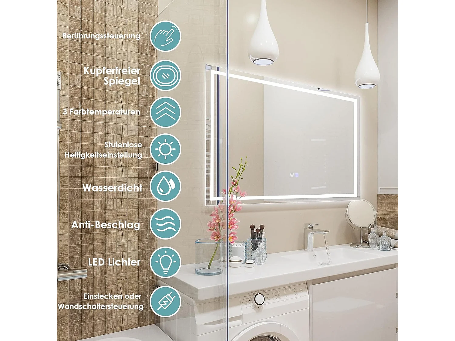 LED-Spiegel Badspiegel