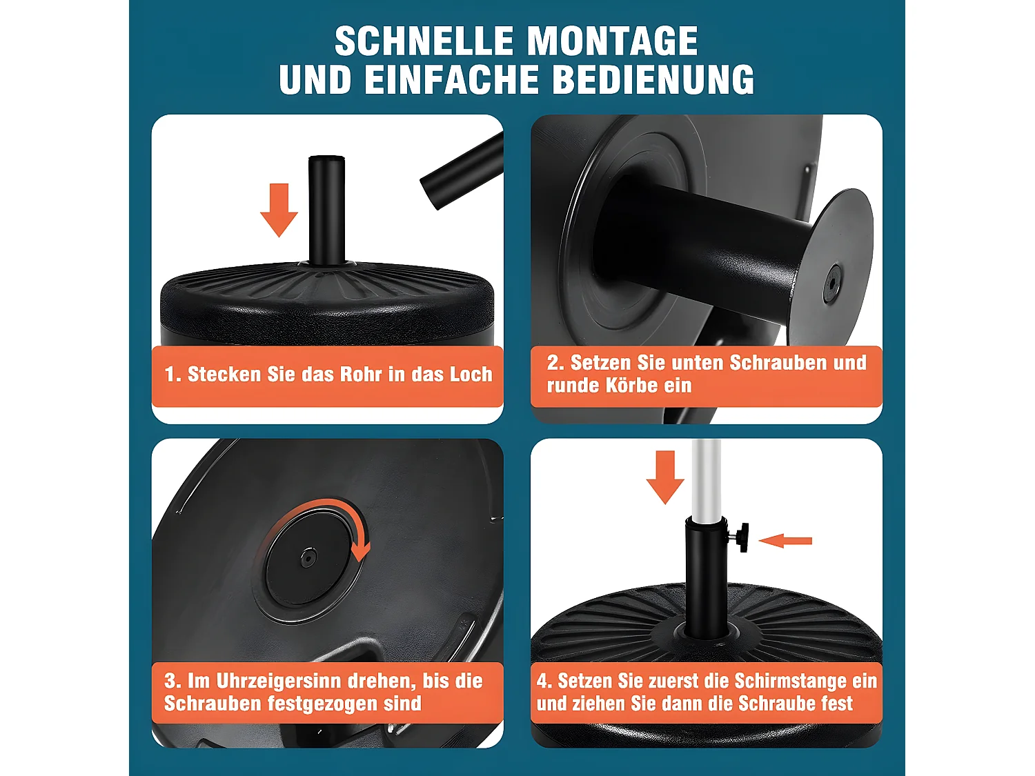 23L Sonnenschirmständer