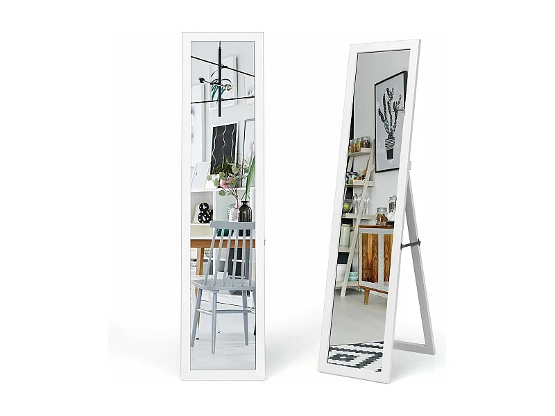 Standspiegel mit Holzrahmen