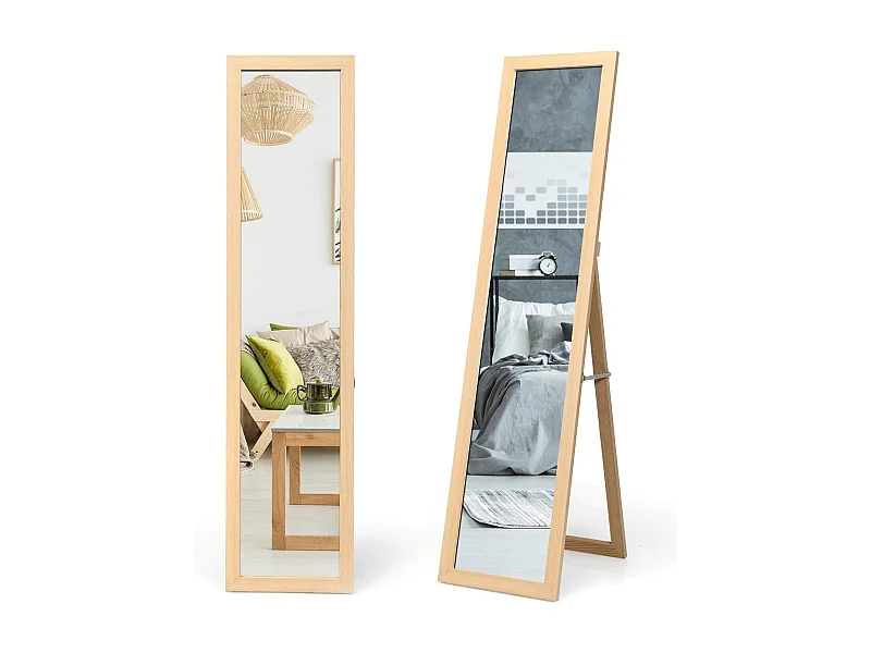 Standspiegel mit Holzrahmen