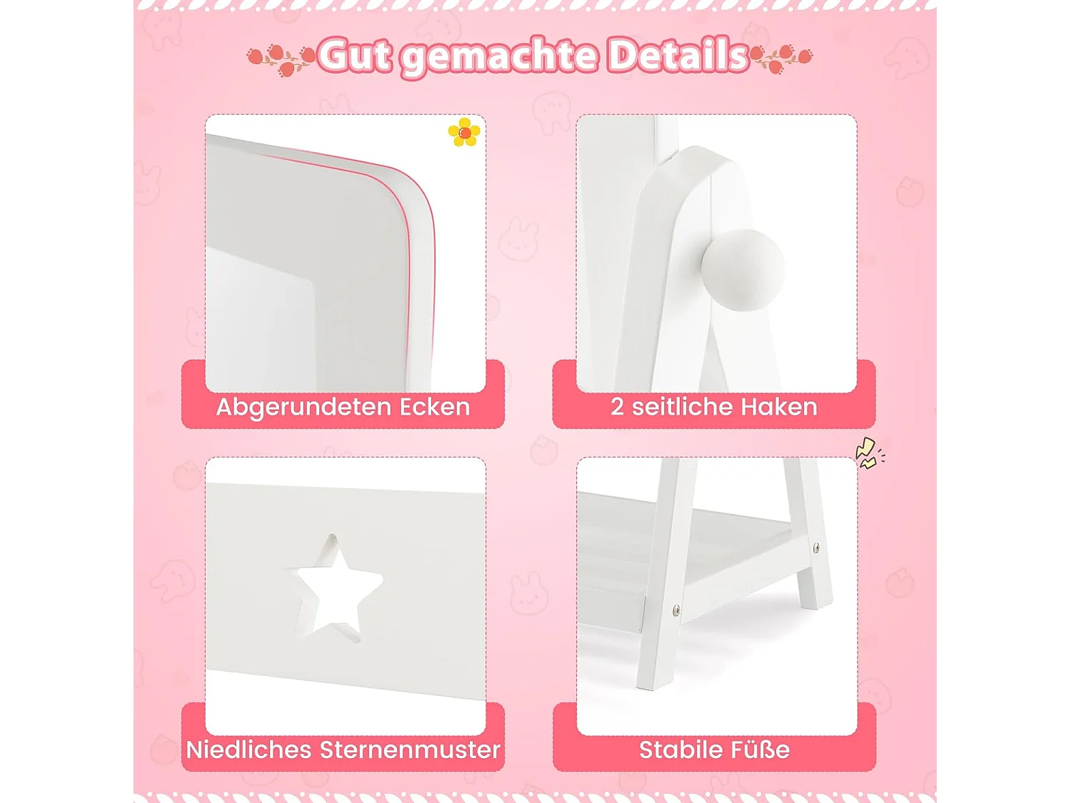 Kinder Standspiegel freistehend