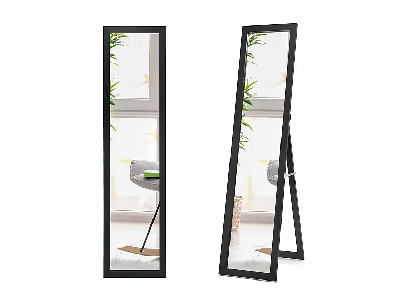 Standspiegel mit Holzrahmen