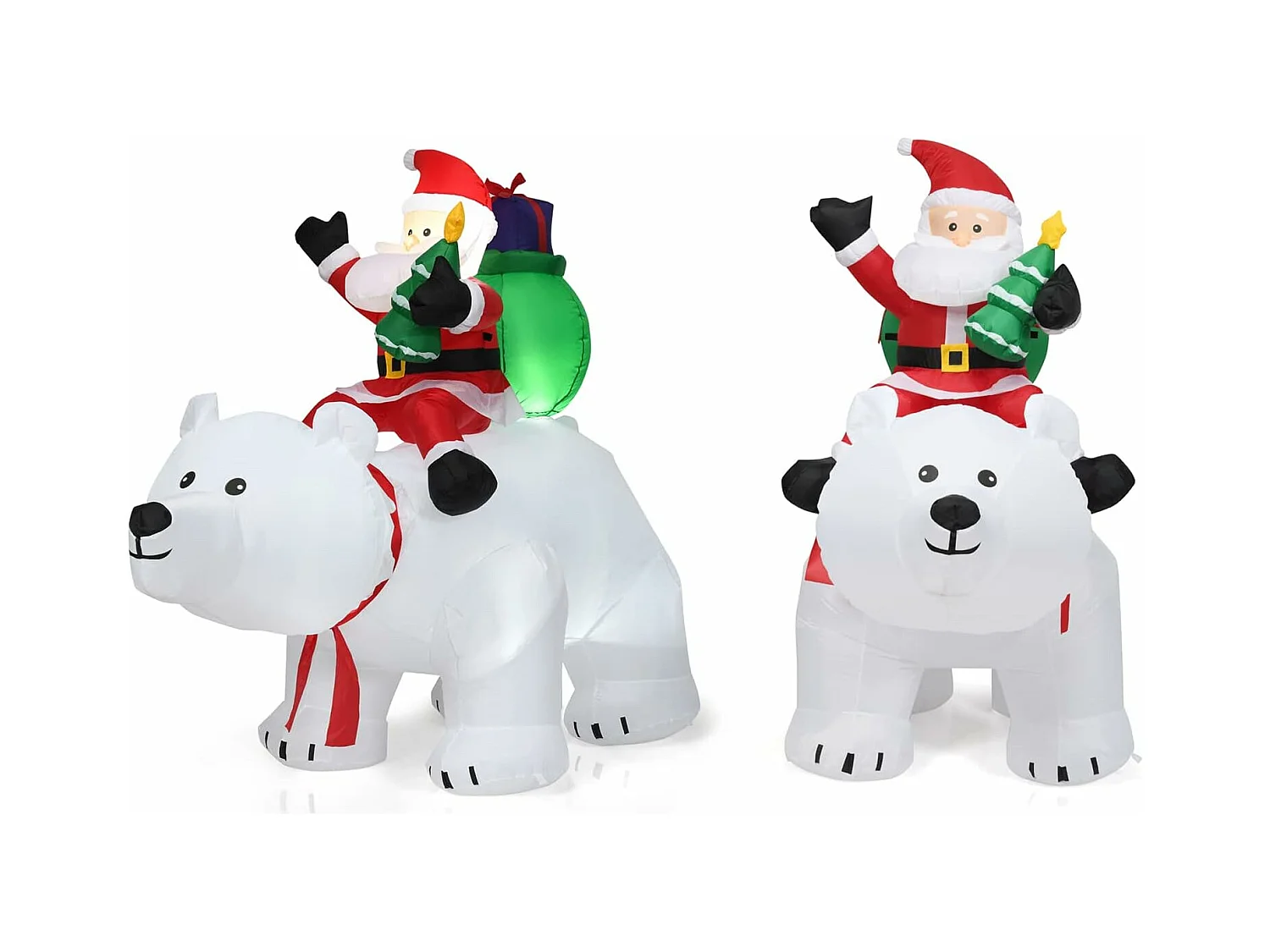 200cm Aufblasbarer Weihnachtsmann Eisbär