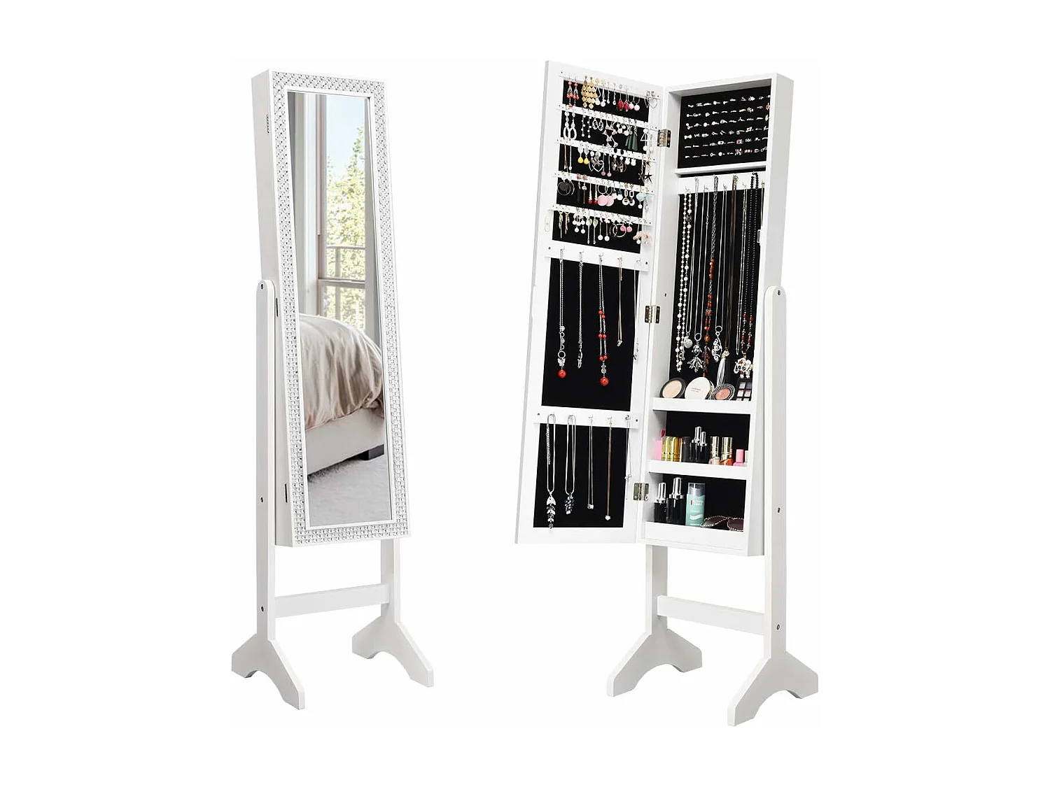 Freistehender Schmuckschrank