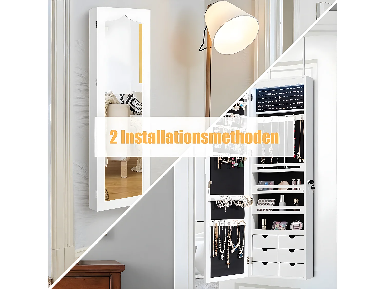 Schmuckschrank mit LED Beleuchtung