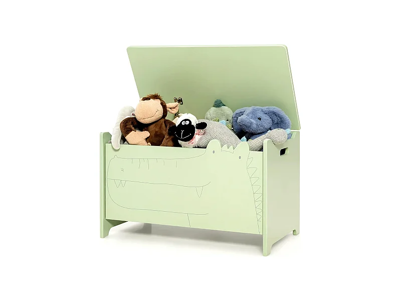 2 in 1 Spielzeugschrank aus Holz