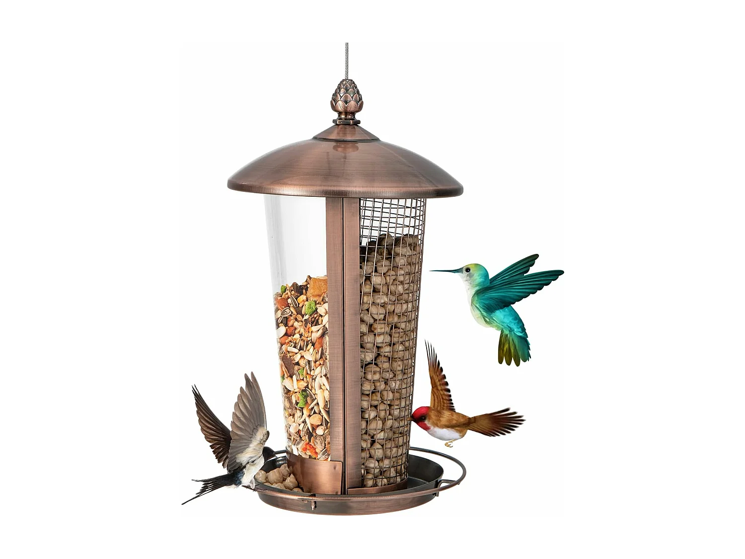Vogelfutterhaus zum Aufhängen