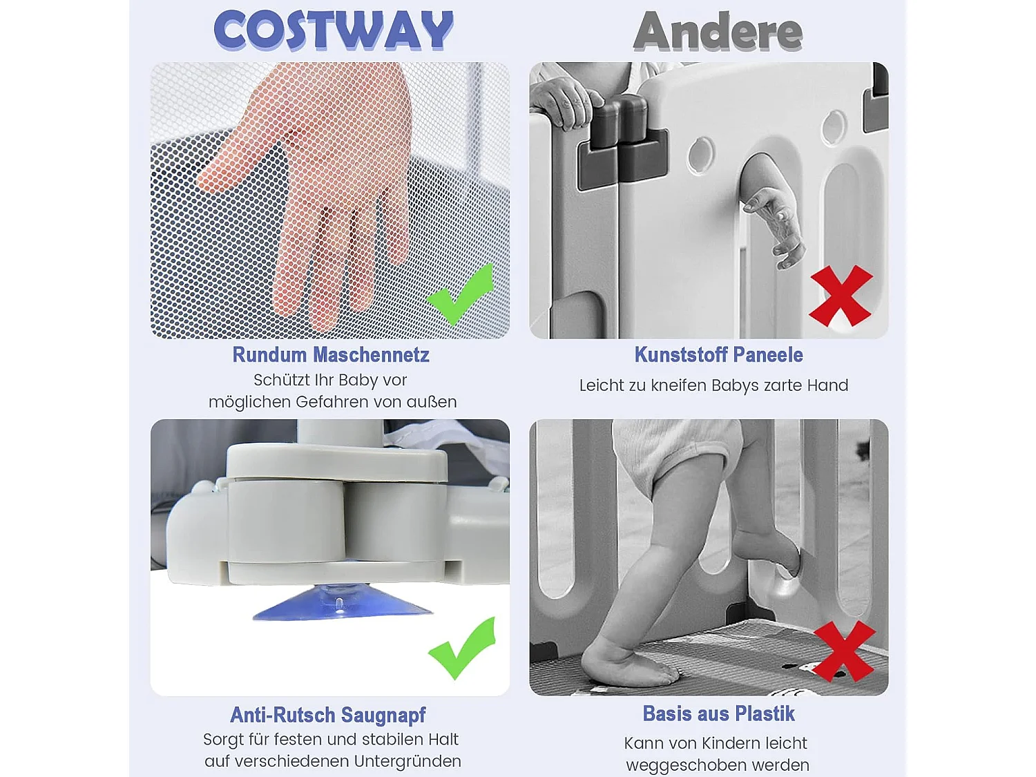 Baby Laufstall klappbar GK32254