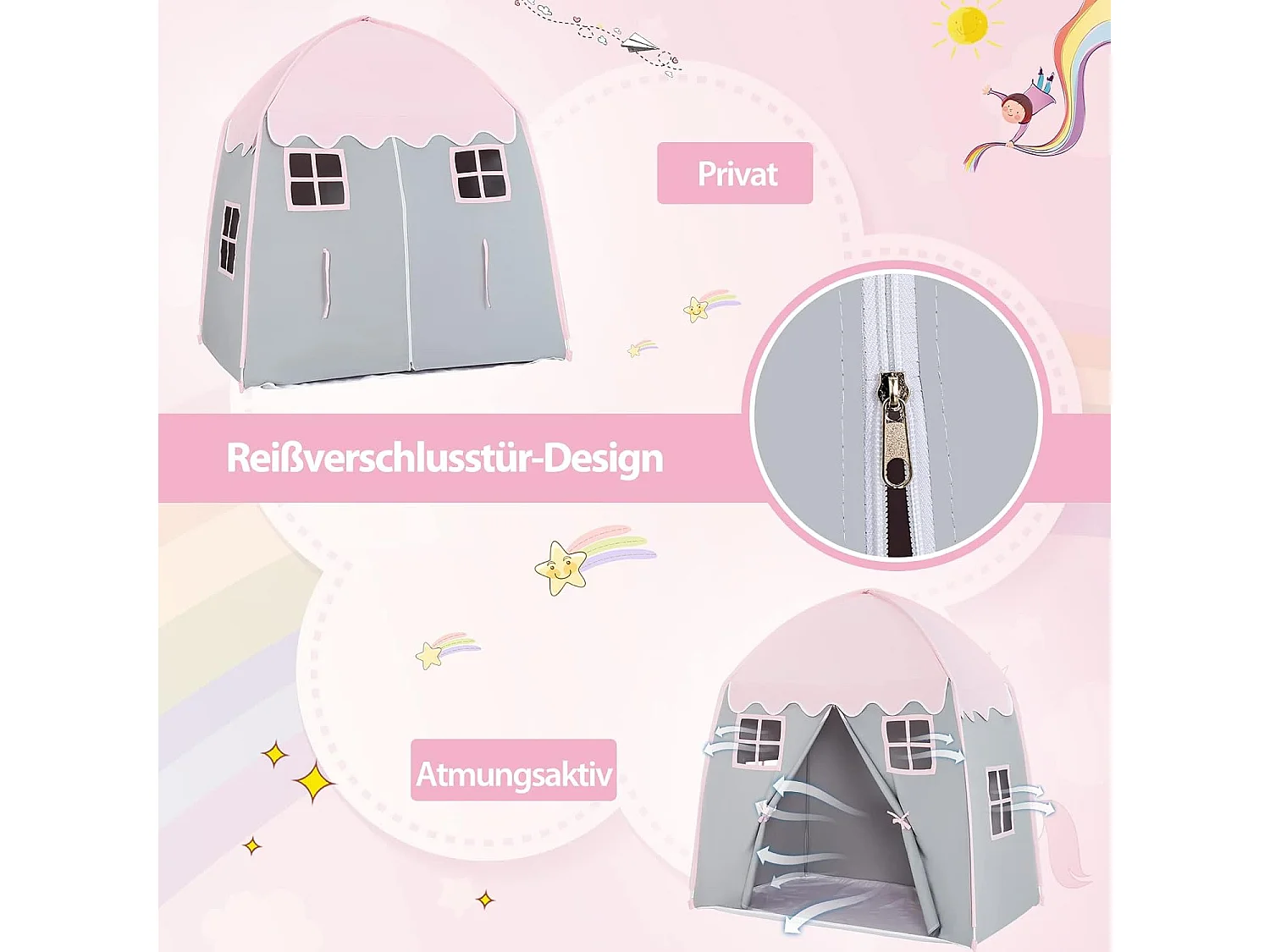 Kinderspielhaus  Kinderzelt