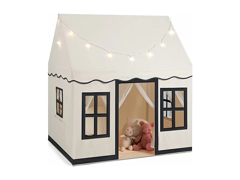 Kinderspielhaus mit Sternenlichtern