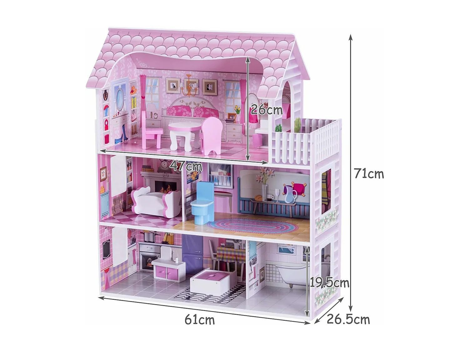 Puppenhaus Puppenstube Holz