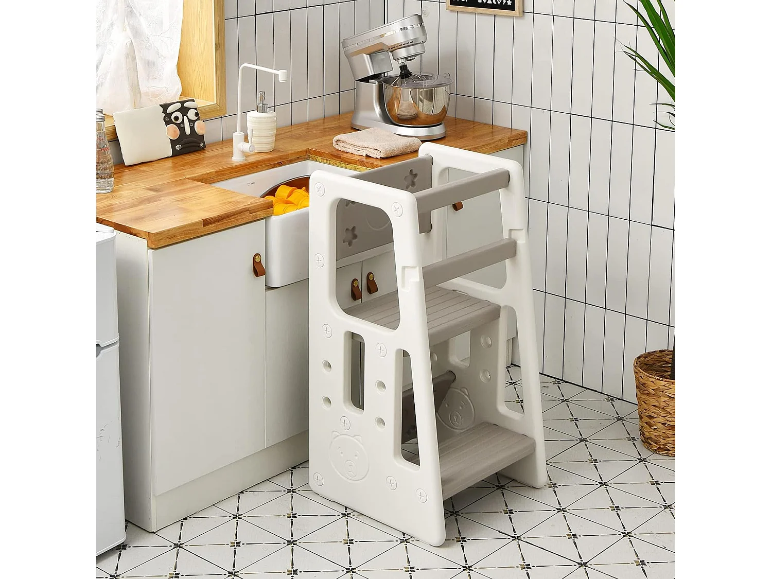 2 Stufen Lernturm Lerntower