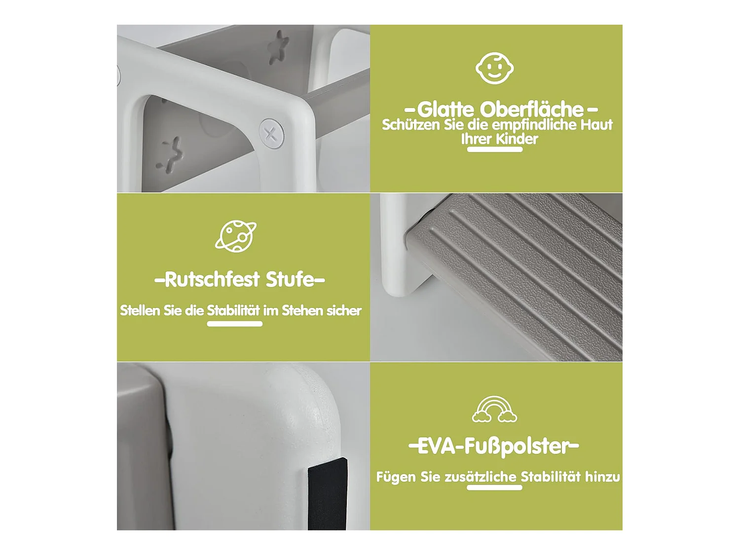 2 Stufen Lernturm Lerntower