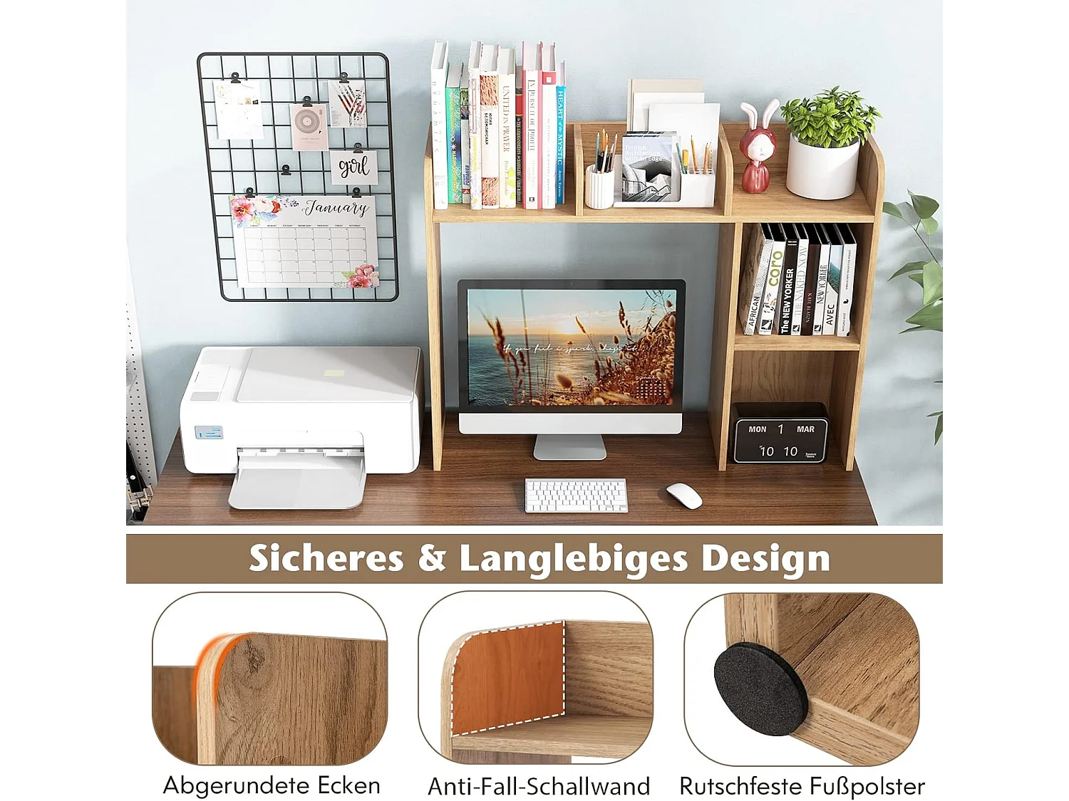 Schreibtischregal Tischregal