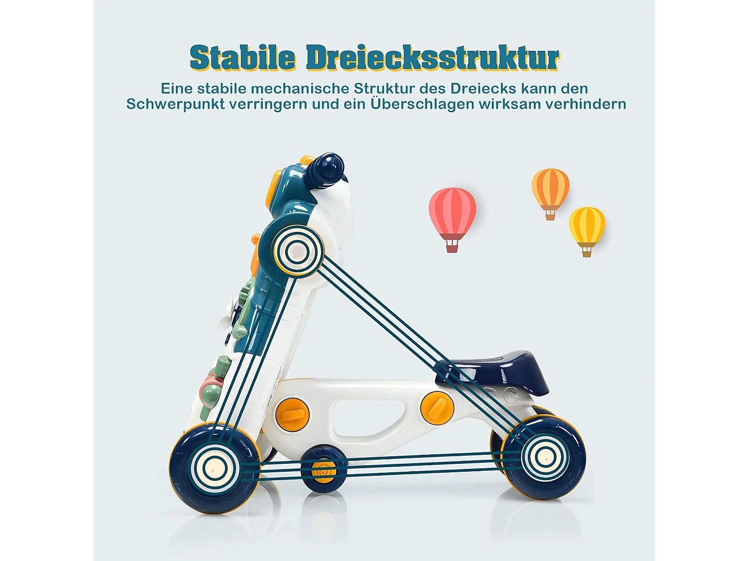 3 in 1 Lauflernwagen Lauflernhilfe