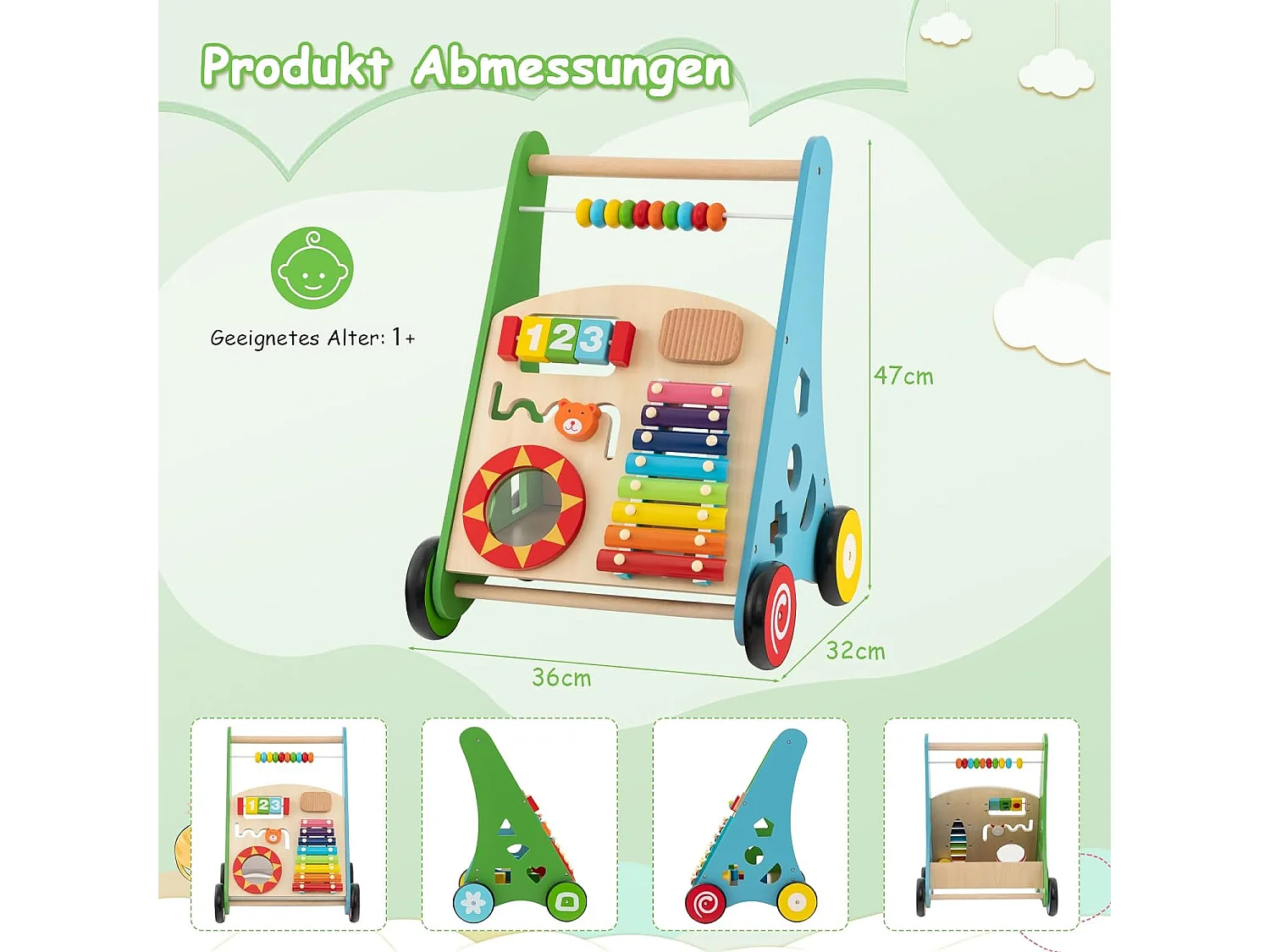 Lauflernhilfe multifunktional