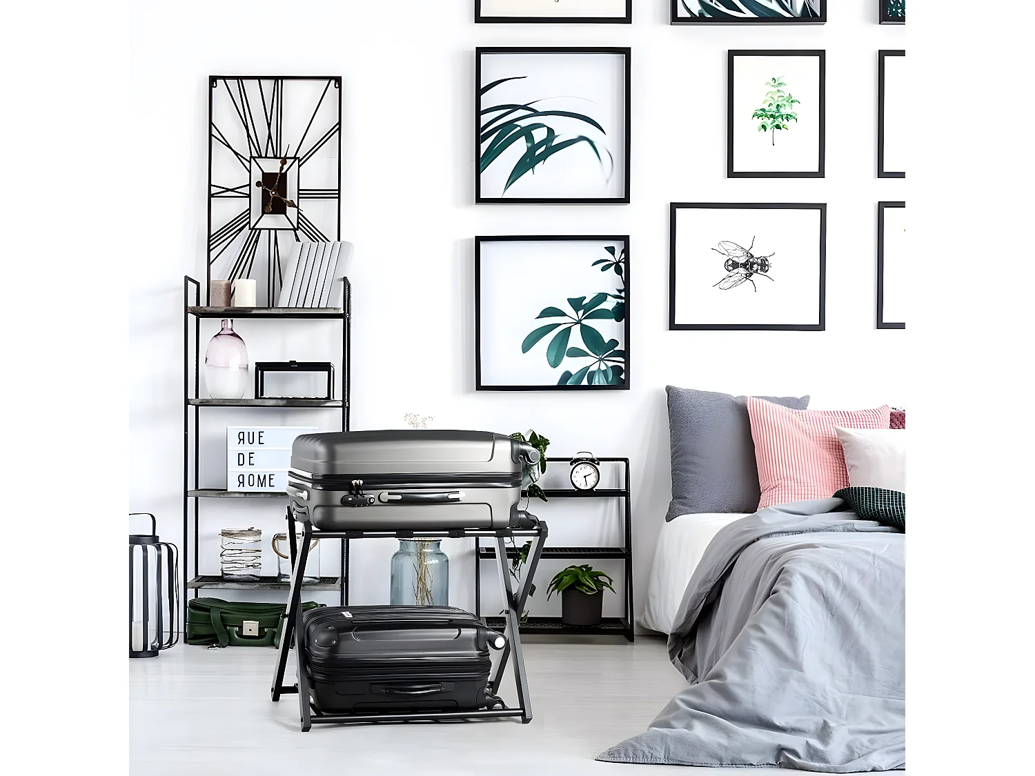 2er Set Kofferständer klappbar