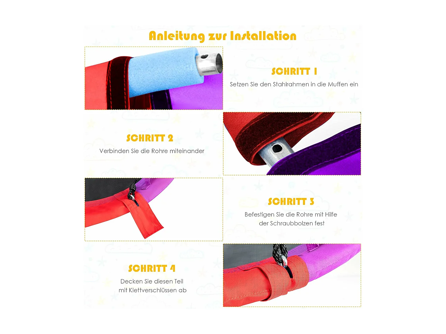 Kinder Nestschaukel mit Kissen