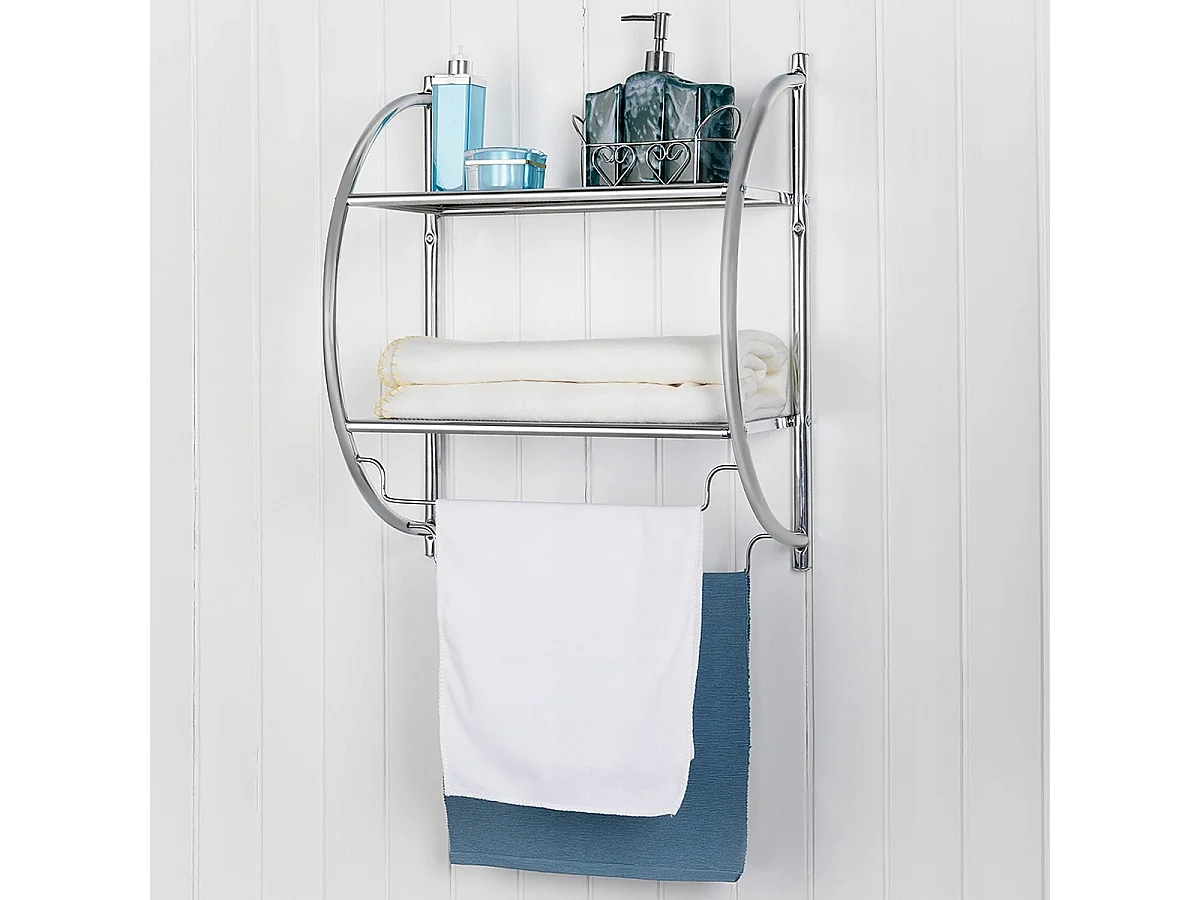WANDREGAL FÜR DAS BADEZIMMER – HANDTUCHHALTER