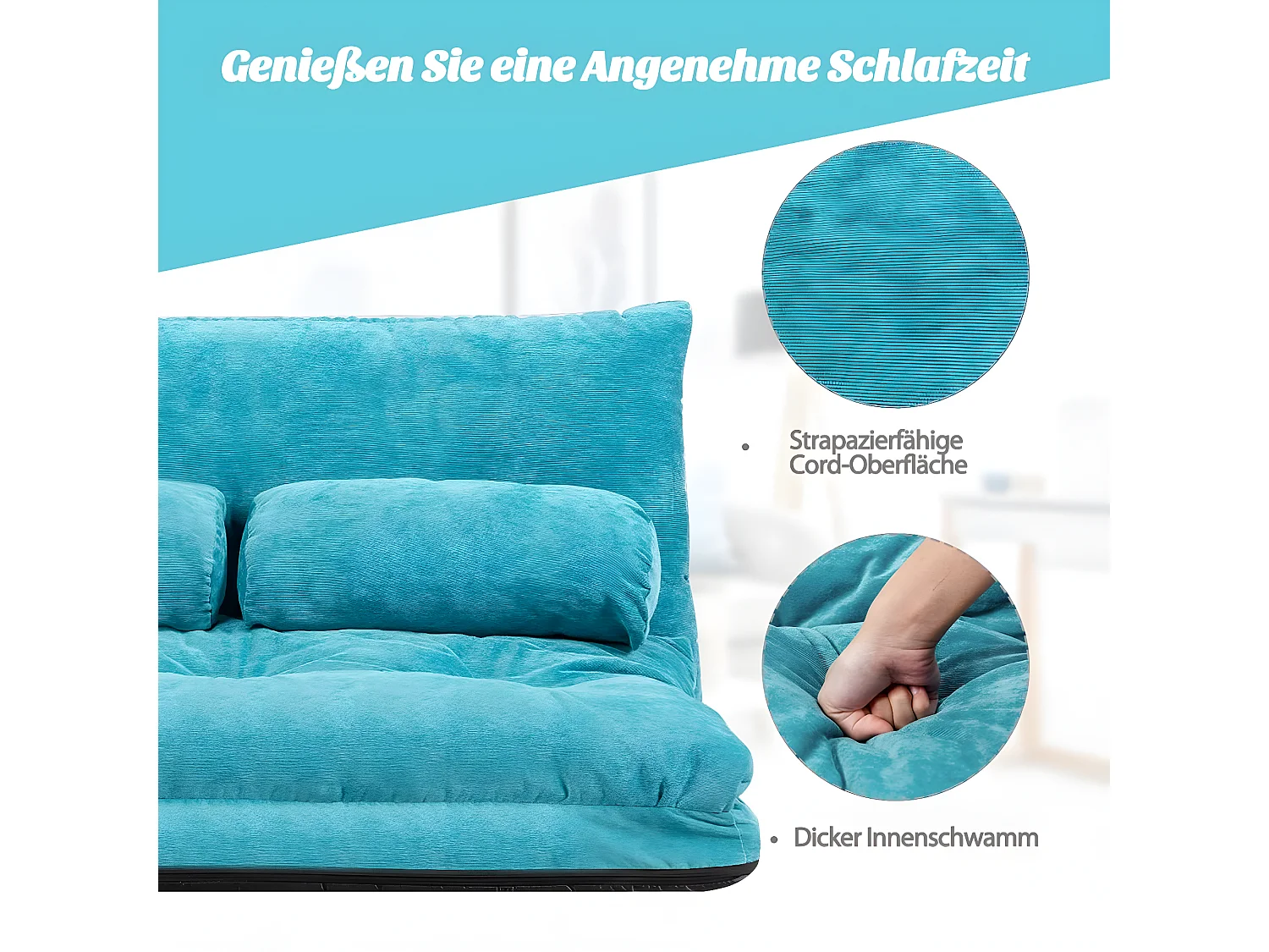 Bodensofa klappbar TI87150