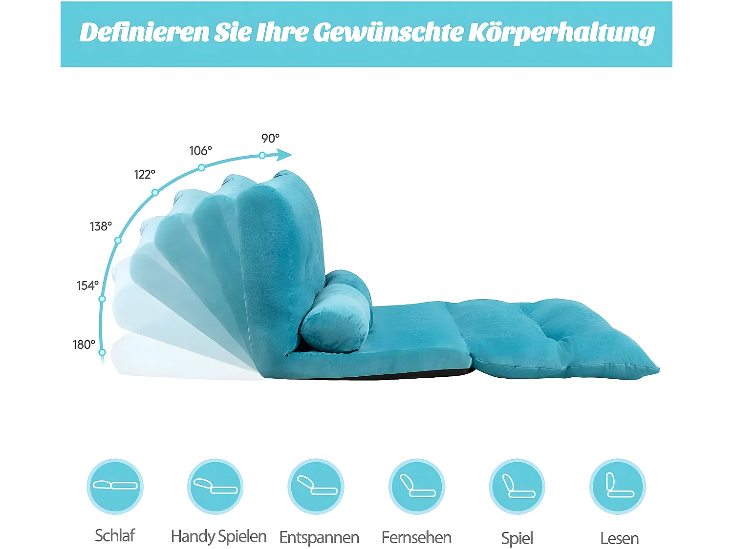 Bodensofa klappbar TI87150