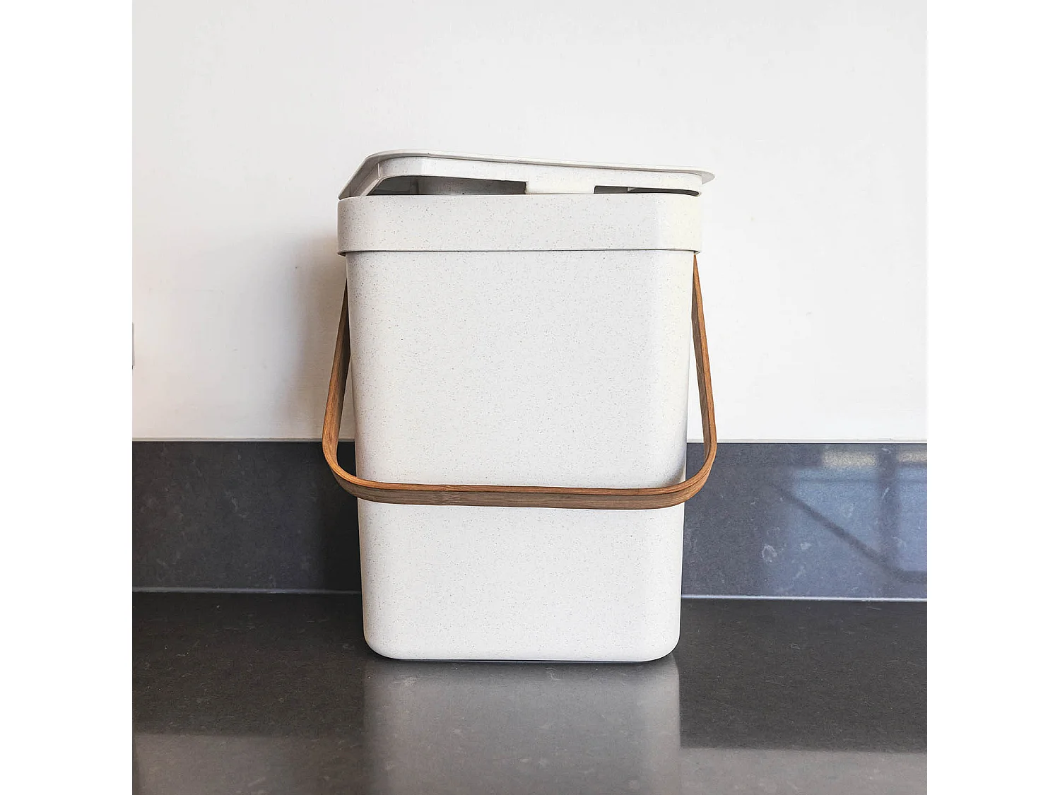 Poubelle de table BODEN Blanc Plastique 5L