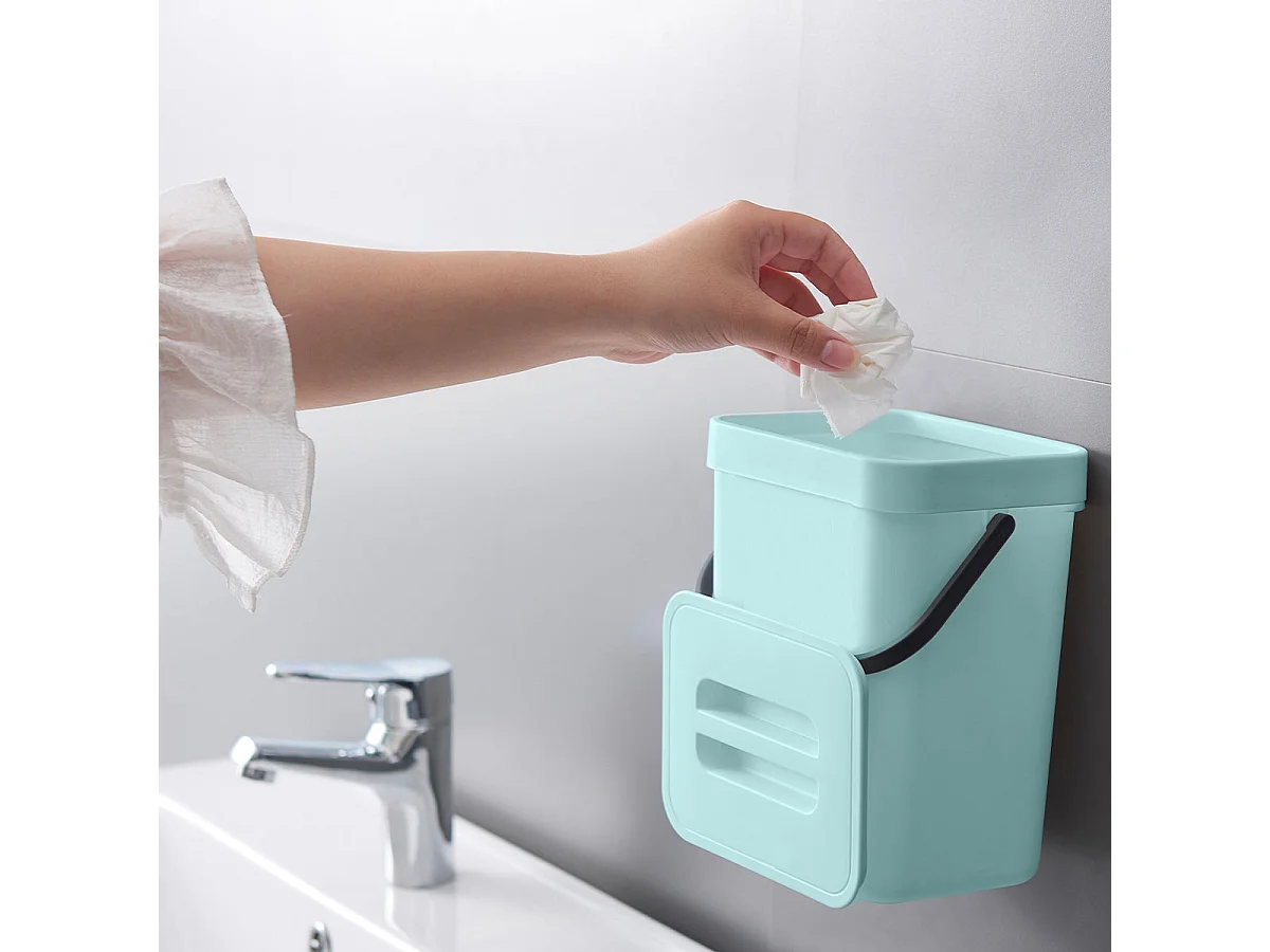 Poubelle de table BODEN Bleu Plastique 5L