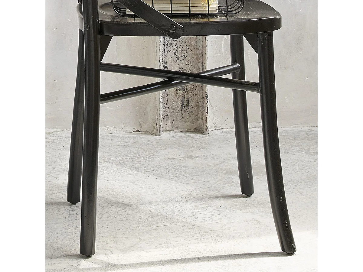 Chaise bistrot en acajou