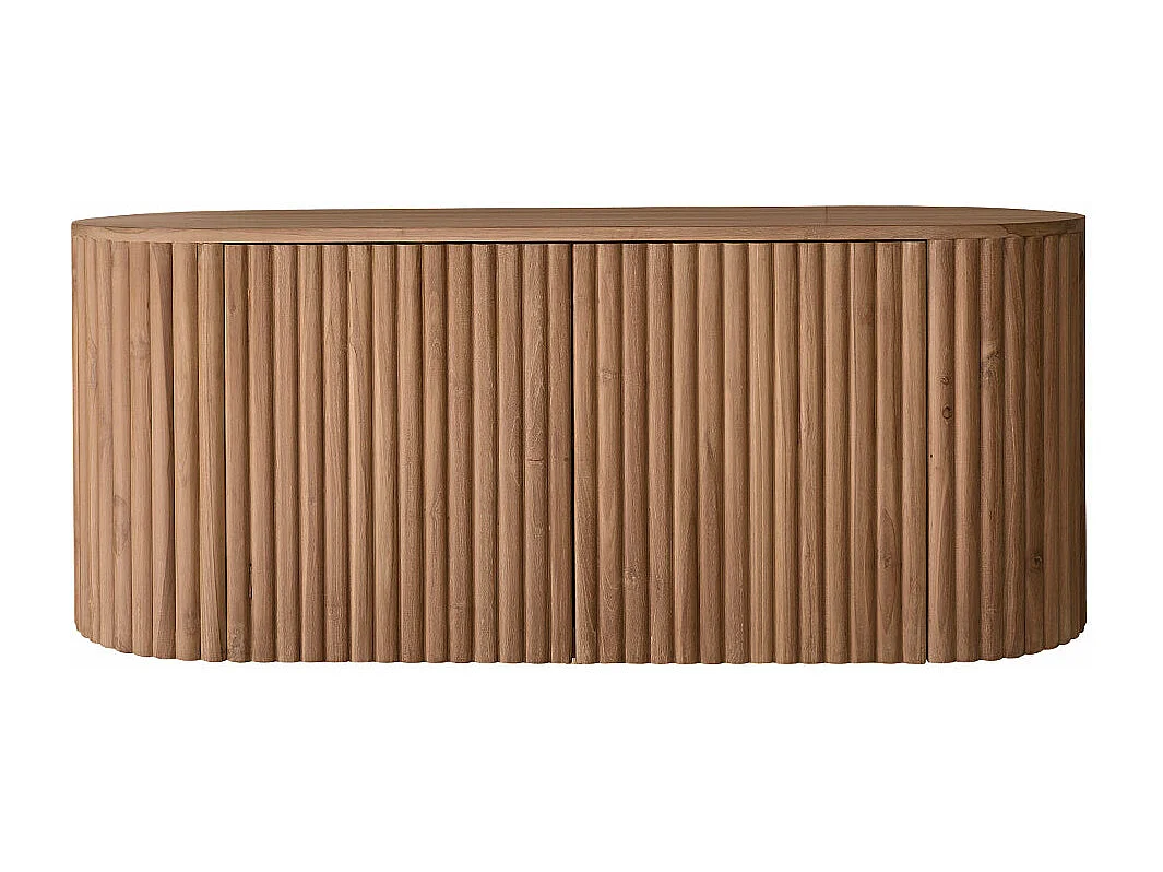 Mobile da bagno sospeso in legno massello di teak cm