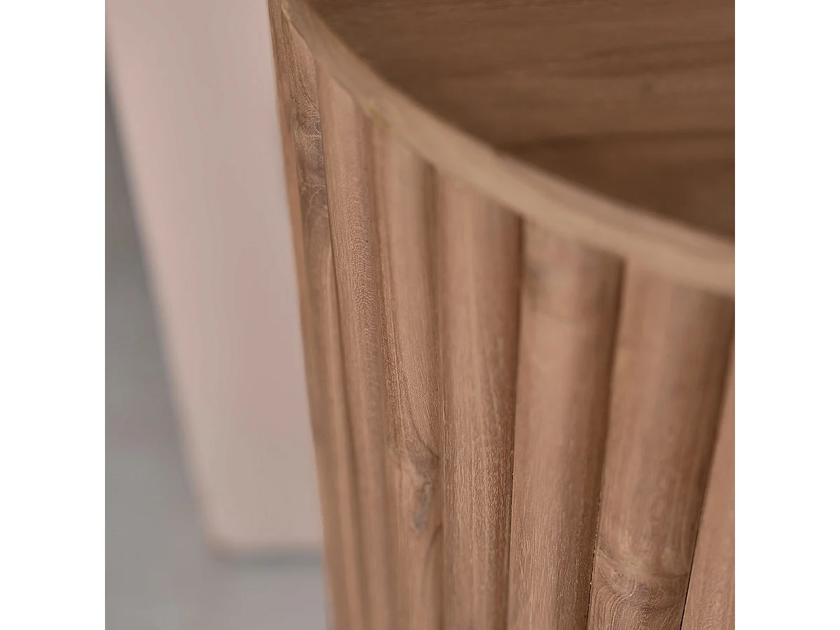 Mobile da bagno sospeso in legno massello di teak cm