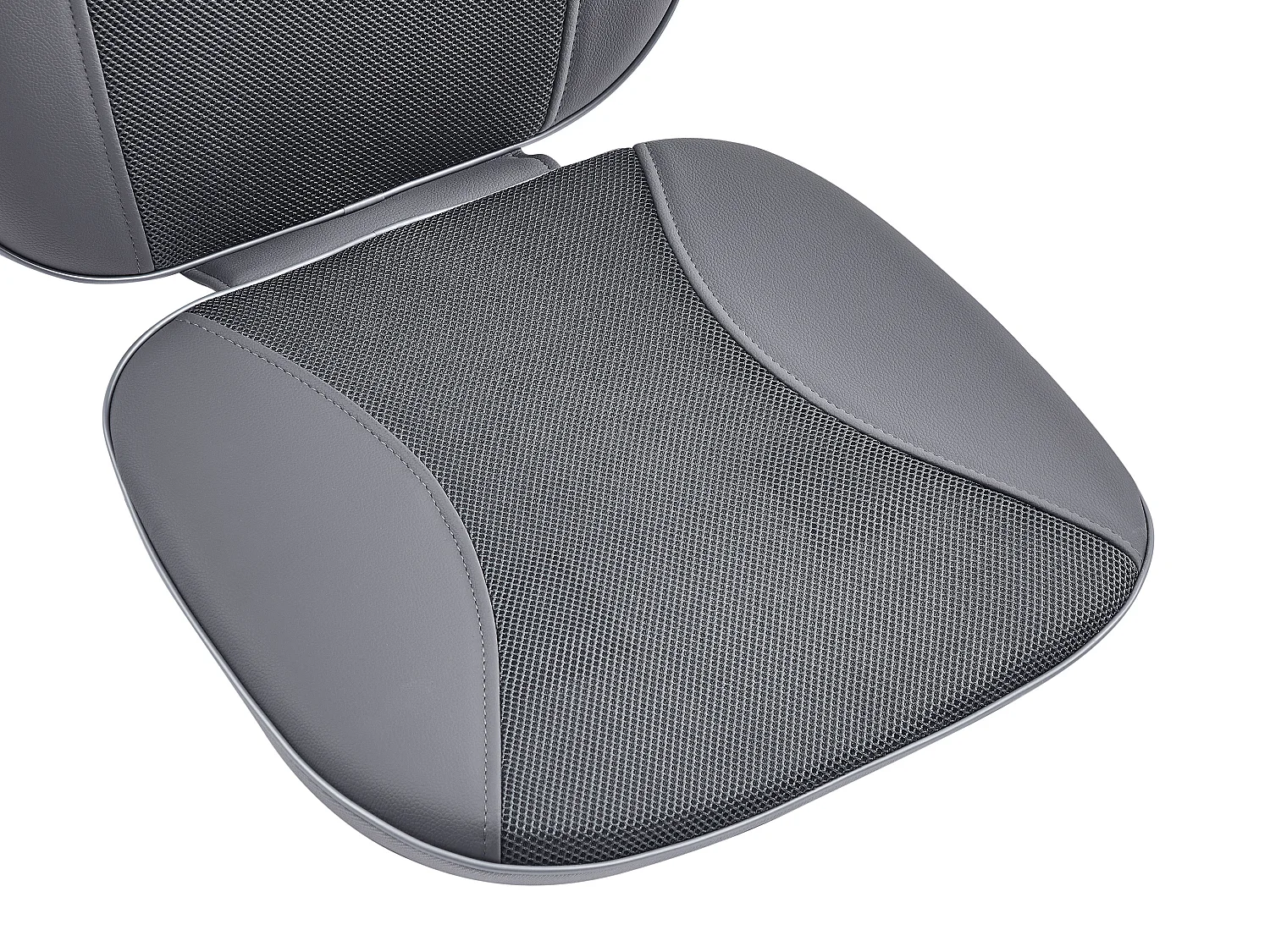 Massagesäte i grå konstläder - APASIA