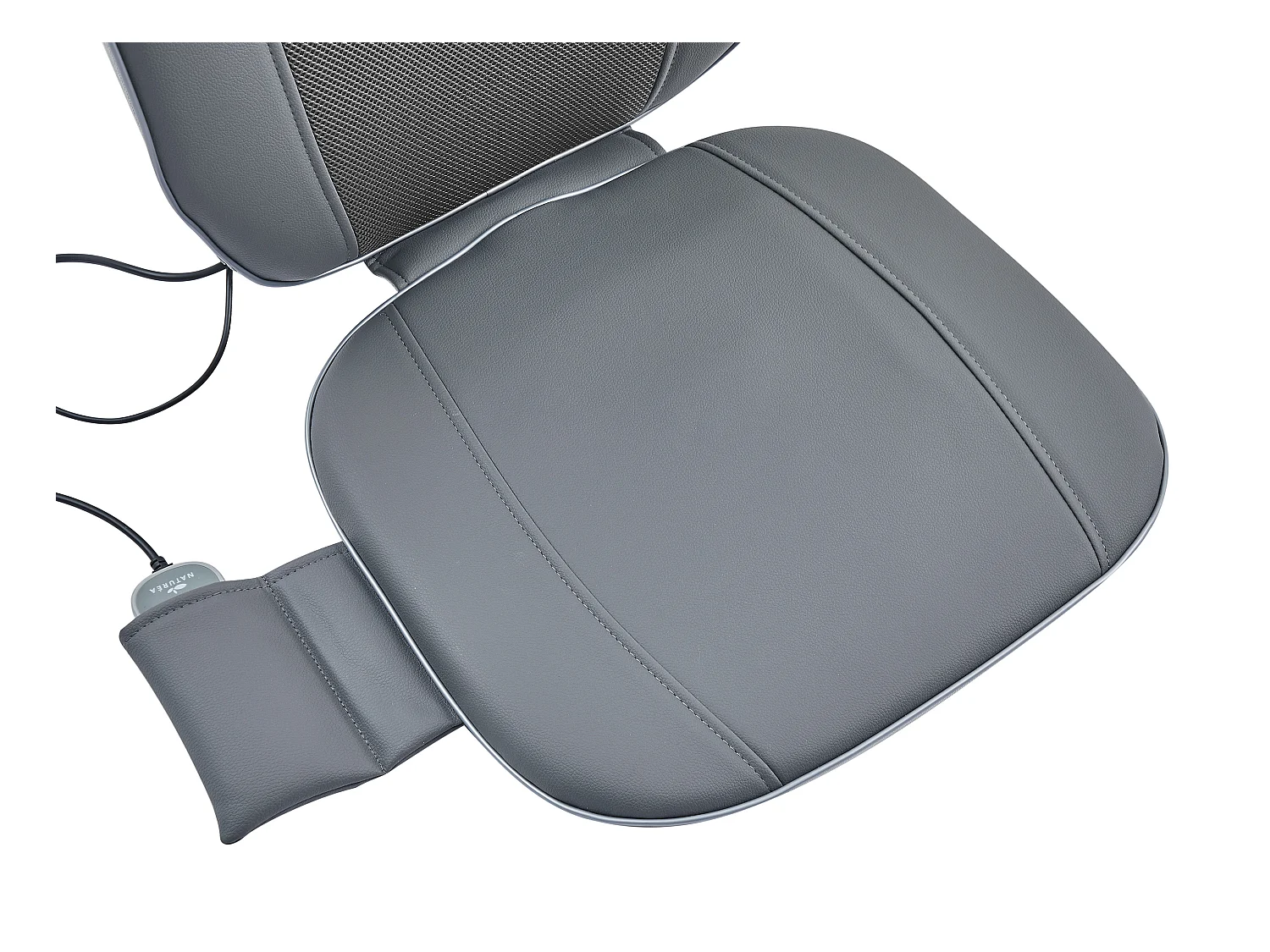 Shiatsu-massagestol i grå kunstlæder - APASIA