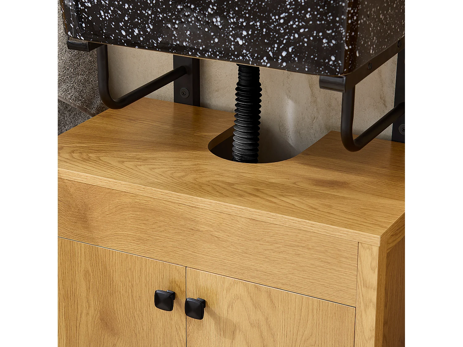 SoBuy BZR146-W Meuble Bas de Salle de Bain, Armoire de Rangement Salle de Bain, Placard WC Étroit avec 1 Panier à Linge