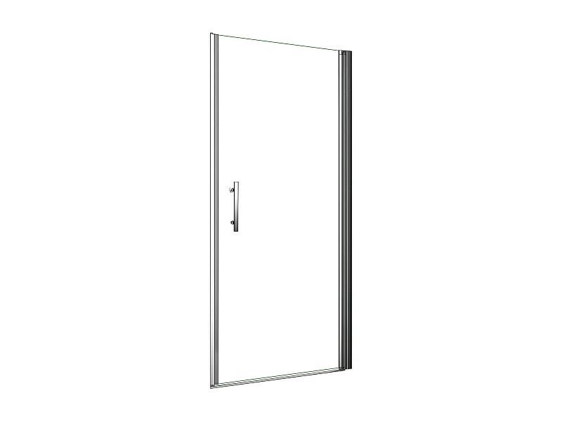 Mampara de ducha frontal abatible perfil cromado vidrio antical 6mm (746-776)x1950mm