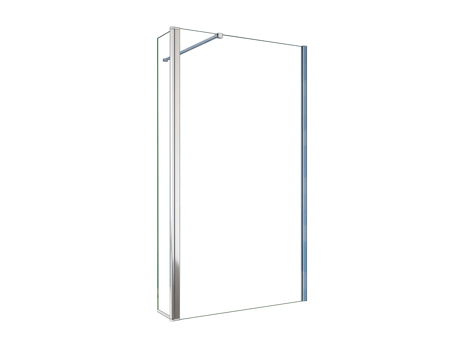 Panel de ducha,panel fijo+giratorio vidrio antical 8mm,barra 90cm,([83.9-85.9]+30)x190cm