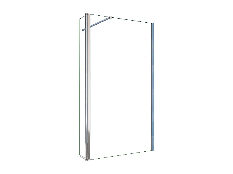 Panel de ducha,panel fijo+giratorio vidrio antical 8mm,barra 90cm,([143.9-145.9]+30)x190cm