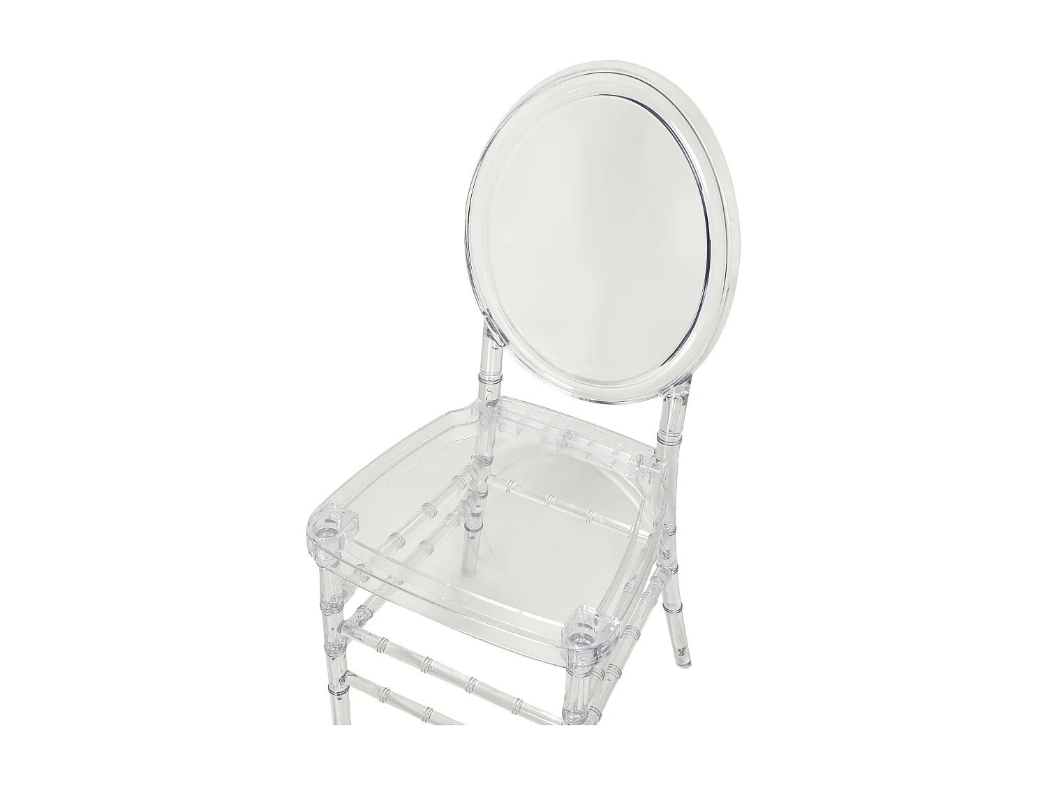 Conjunto de 2 cadeiras de jantar MONTROSE Transparente