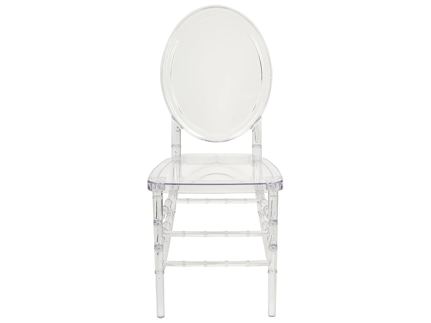 Set van 2 eetkamerstoelen MONTROSE Transparant