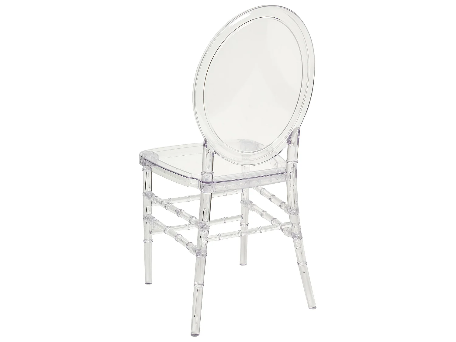Set van 2 eetkamerstoelen MONTROSE Transparant