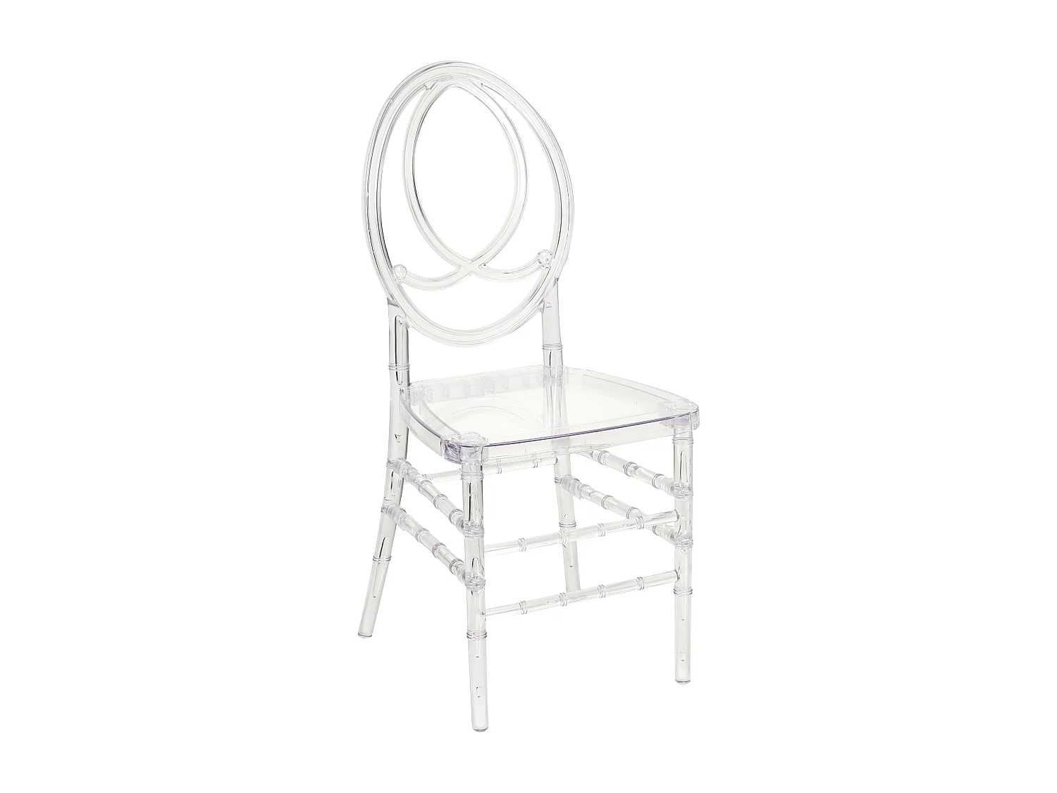 Lot de 2 chaises de salle à manger MIDWAY Transparent