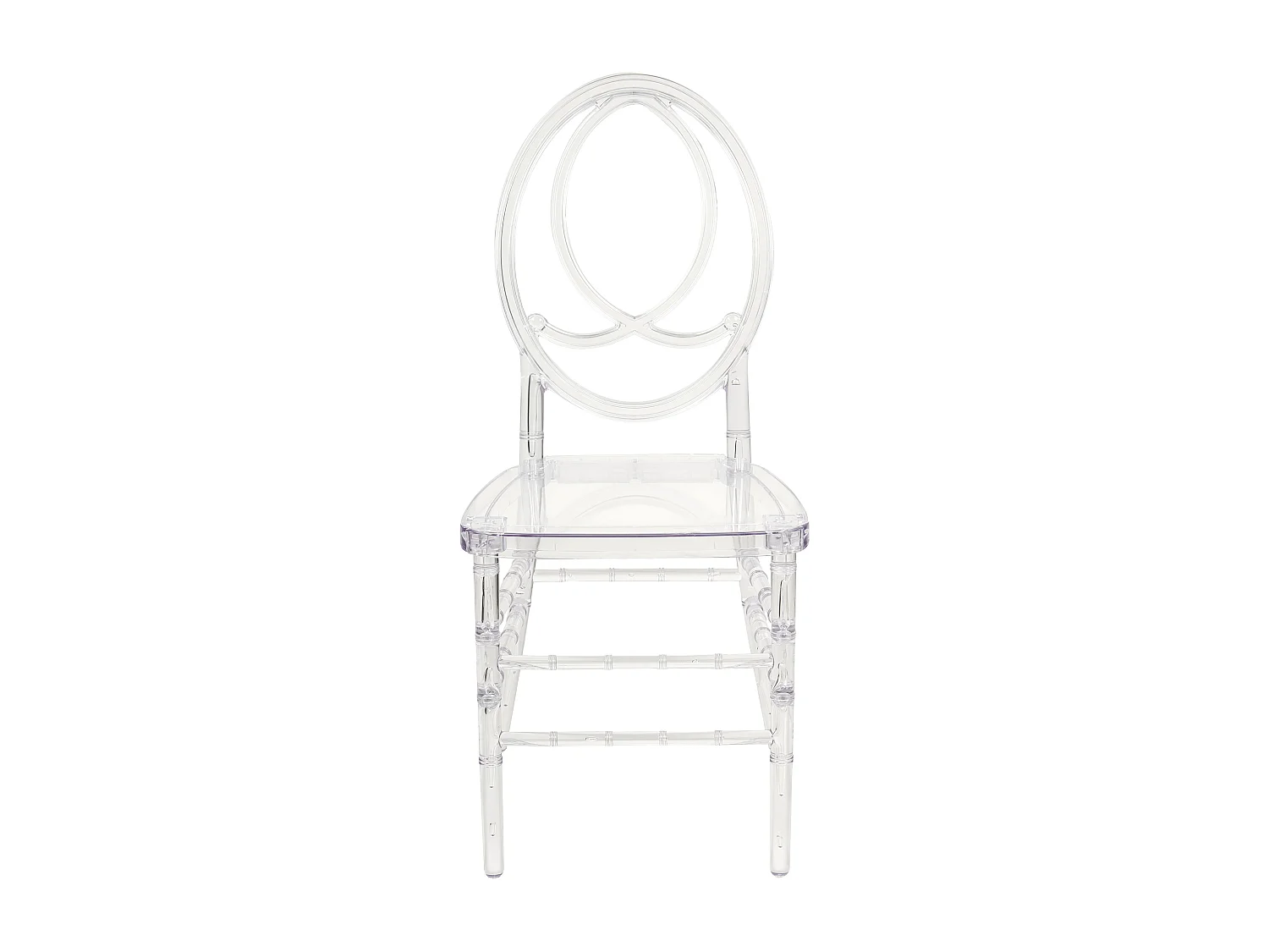 Lot de 2 chaises de salle à manger MIDWAY Transparent