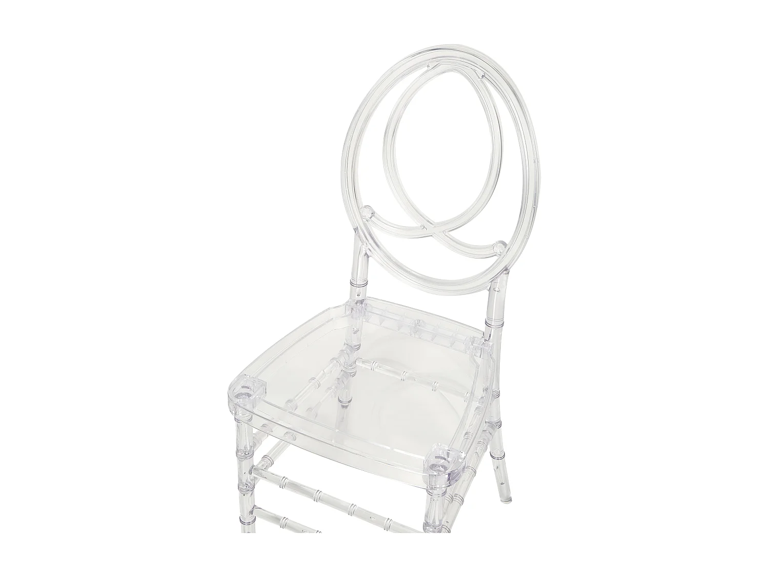 Set di 2 sedie da pranzo MIDWAY Trasparente